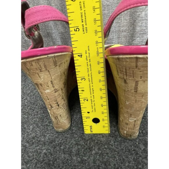 Woman's pink strappy Steve Madden high heals P-CINDY 6.5 - Picture 8 of 16